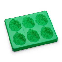 Peas Mould Silicone Green With Lid 24x29x2.5cm