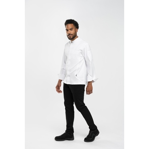 Bragard Starter Unisex Long Sleeve Press Stud White Polycotton Chef Jacket