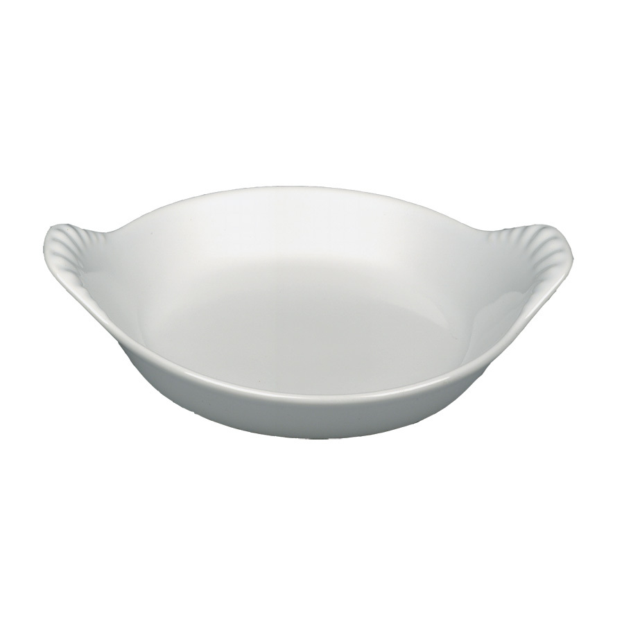 Classic Round Eared Dish White 55cl 20.5cm