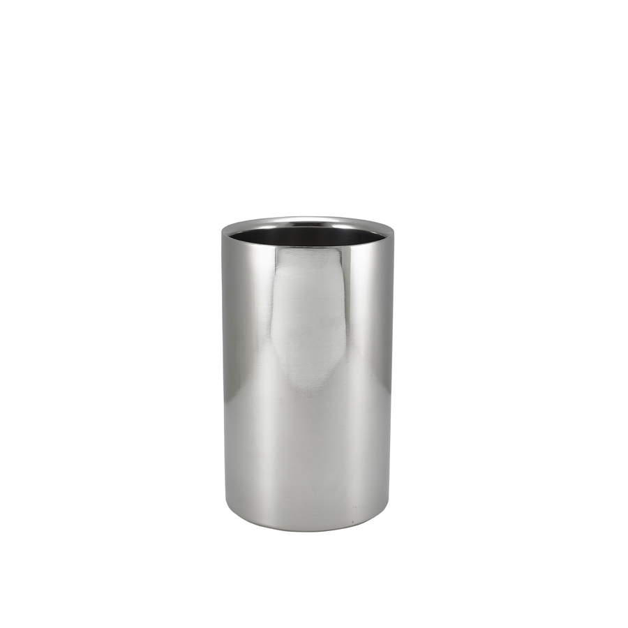 Polished Stainless Steel Wine Cooler 12 x 20cm High