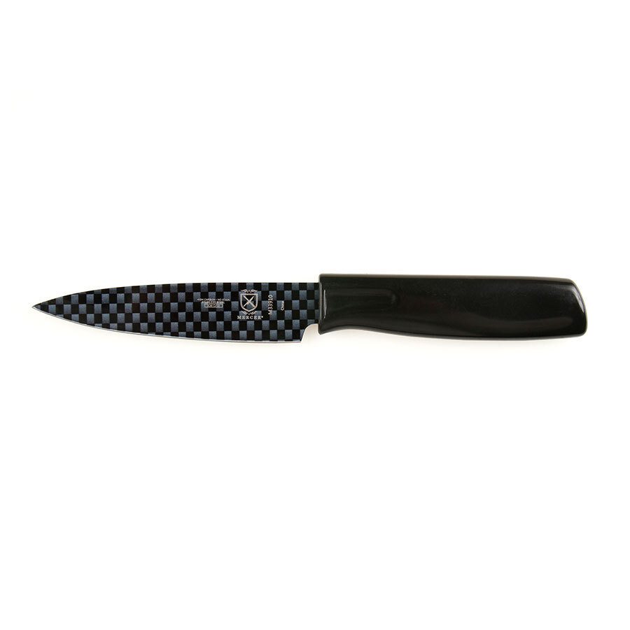 4inch Non-Stick Paring Knife with Sheath Black