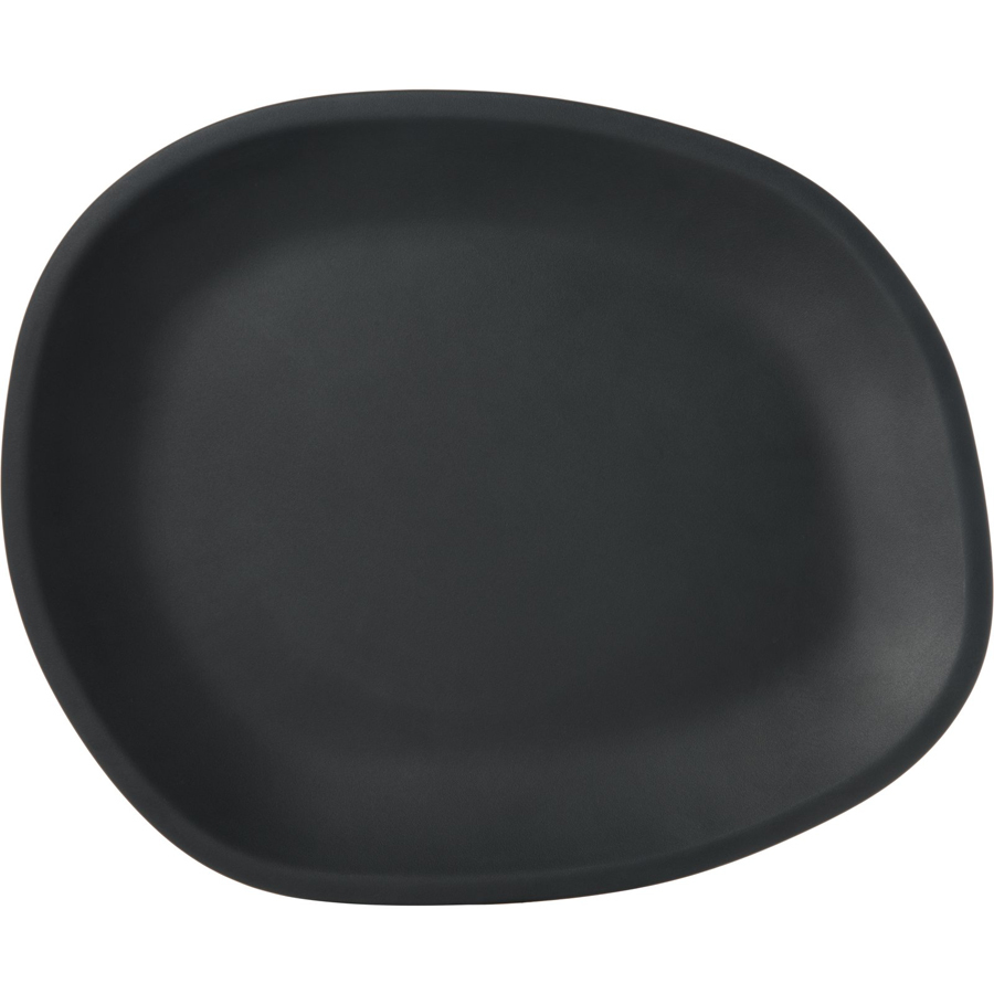 Ridge Melamine Oblong Platter 33.02 cm - Marble