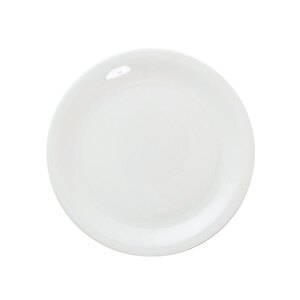Great White Porcelain Round Narrow Rim Plate 24cm