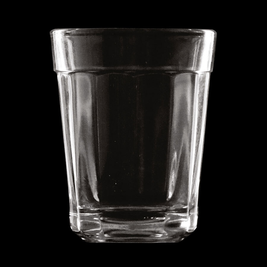 Glacial Clearwater Panelled Shot Glass 4.5cl / 1.5oz