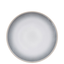 Utopia Moonstone Porcelain White Round Plate 26cm