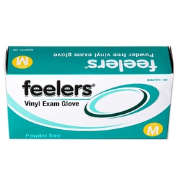 Feelers Vinyl Exam Gloves Powder Free
