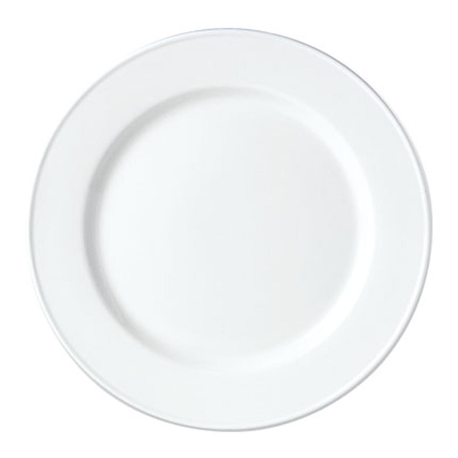 Steelite Simplicity Vitrified Porcelain White Round Plate 23cm