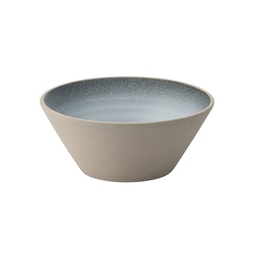 Utopia Moonstone Vitrified Porcelain White Round Conical Bowl 16cm