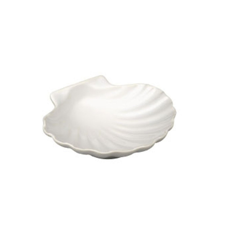 Revol French Classics Porcelain White Scallop Shell Dish 13x4cm 10cl