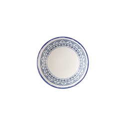 Dudson Harvest Mediterranean Moresque Vitrified Stoneware Blue Round Coupe Bowl 18.2cm