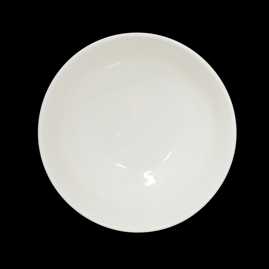 Crème Monet Vitrified Porcelain White Round Fusion Bowl 21cm