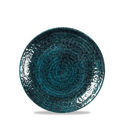 Churchill Homespun Vitrified Porcelain Chroma Blue Round Coupe Plate 16.5cm