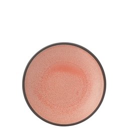 Utopia Coral Porcelain Pink Round Plate 17.5cm