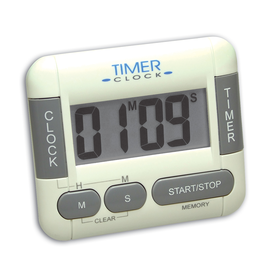 Hanna Digital Timer Count Up/Down With Clock 66x76x20mm