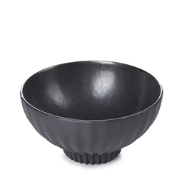 Revol Pekoe Ceramic Dark Metal Round Bowl 12.3x6.5cm 28cl