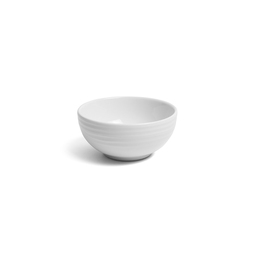 Crème Rousseau Vitrified Porcelain White Round Side Bowl 12cm
