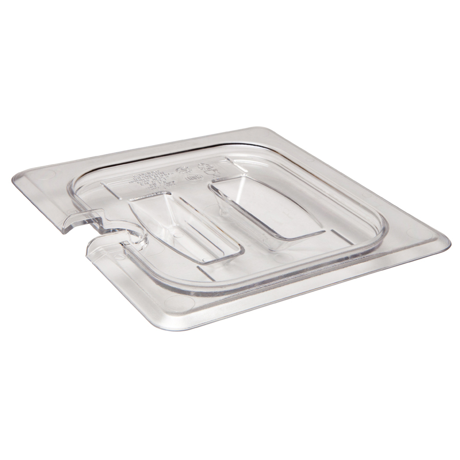 Cambro Gastronorm Notched Lid 1/6 Clear Polycarbonate