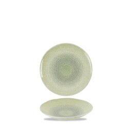 Dudson Harvest Grain Vitrified Porcelain Speckled Green Organic Round Coupe Bowl 15cm