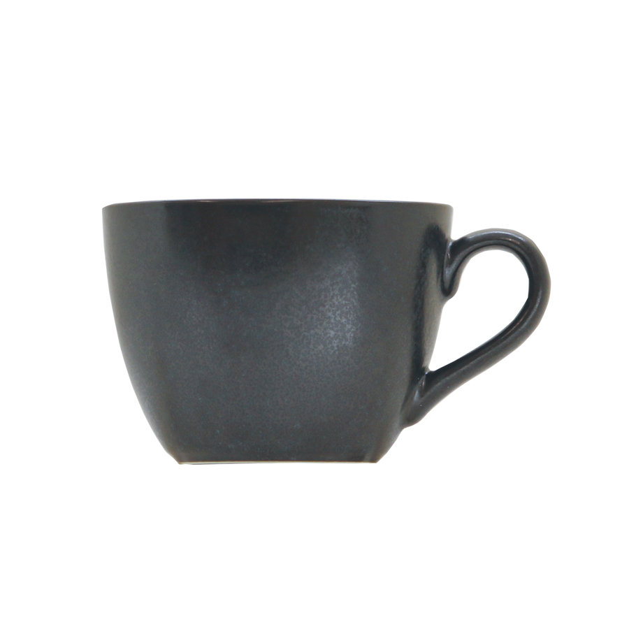 Artisan Andromeda Vitrified Stoneware Black Cup 7oz