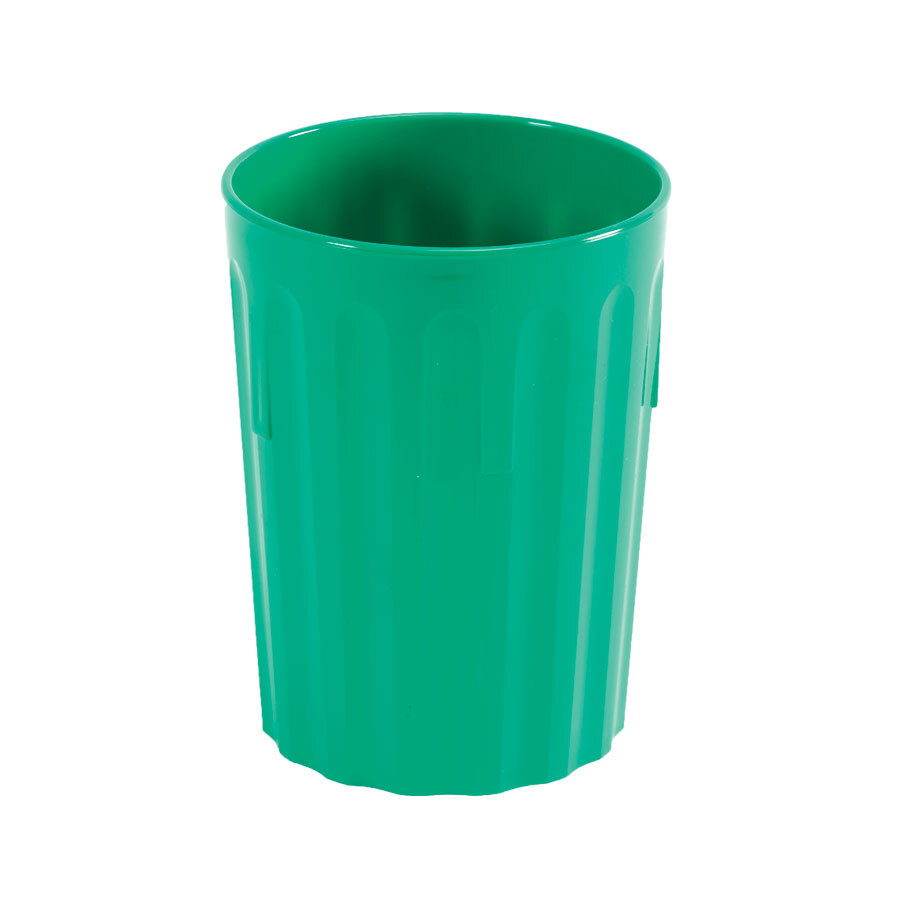 Harfield Polycarbonate Green Fluted Tumbler 9oz