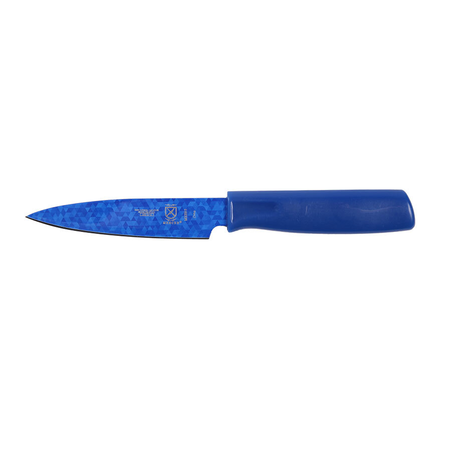 Barfly 4in Blue Non-Stick Paring Knife With Sheath