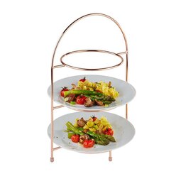 APS Copper 3 Tier Afternoon Tea Stand 43x19.5x29cm