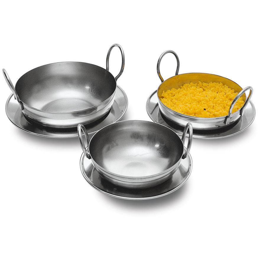 Signature Collection Balti Pan Stainless Steel 16.5cm