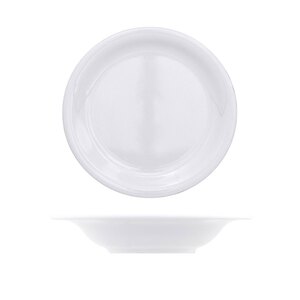 White Melamine Round Plate 16.5cm 6.25 Inch