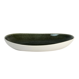 Jars Maguelone Stoneware Orage Uni Oval Dish 27x21.5cm