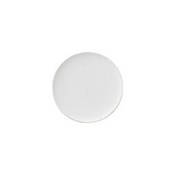 Nikko Flash Bone China White Round Coupe Plate 20.5cm