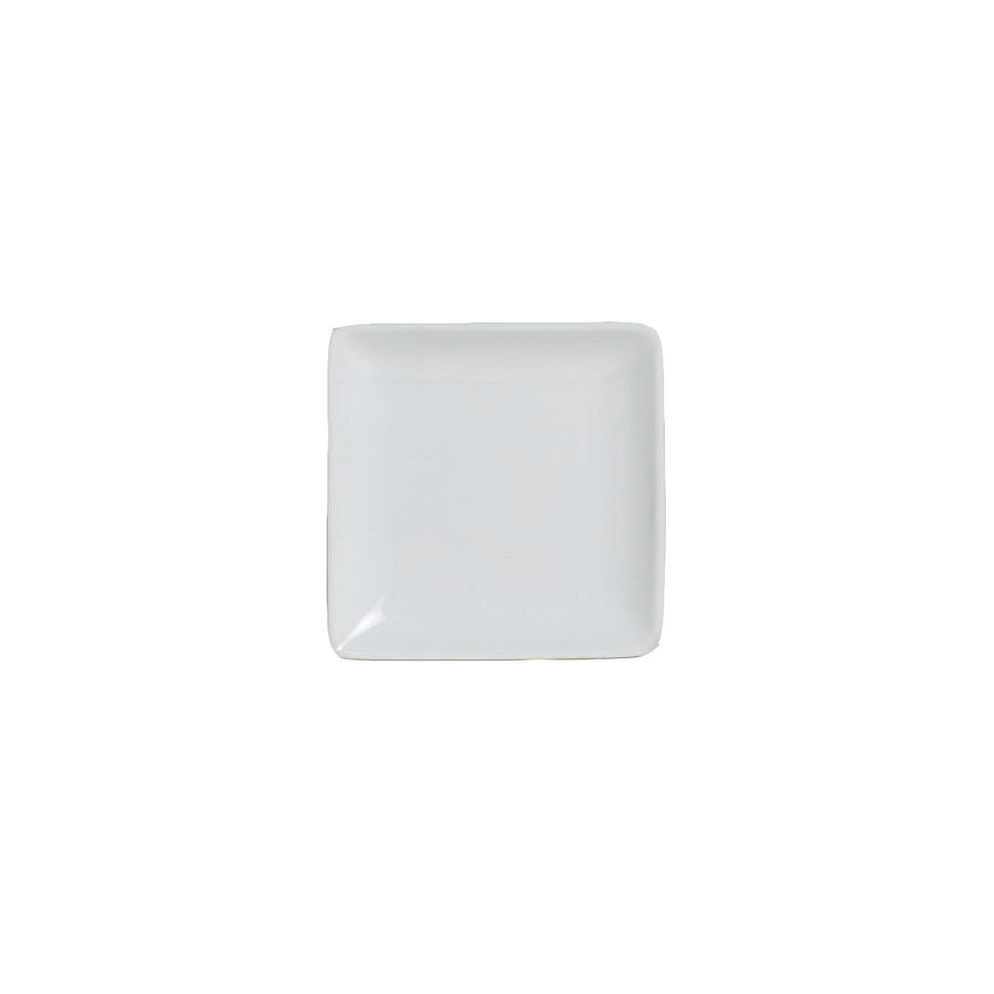 Steelite Varick Vitrified Porcelain White Square Plate 8.9cm