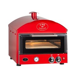 King Edward Pizza King PK1 Pizza Oven - Single Deck - Red
