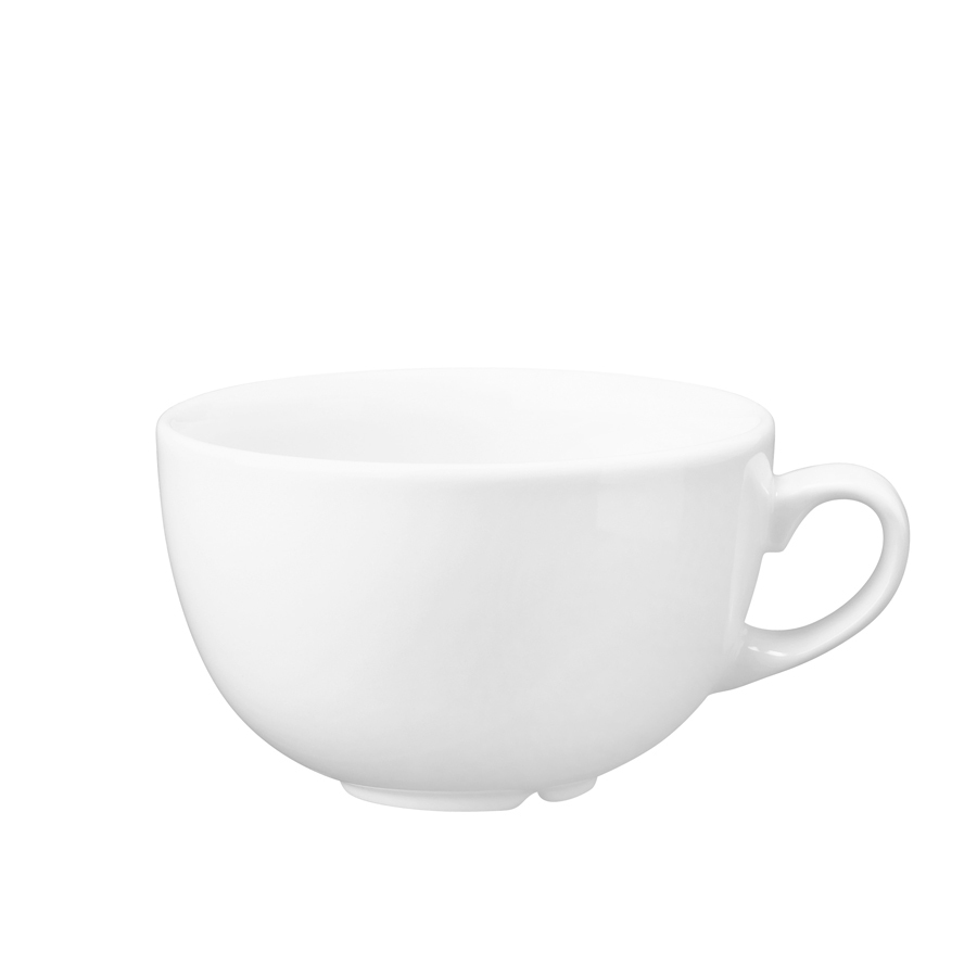 Churchill Vellum Vitrified Porcelain White Cappuccino Cup 34cl 12oz