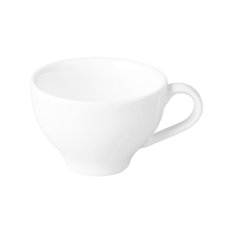 Rak Lyra Vitrified Porcelain White Cup 9cl