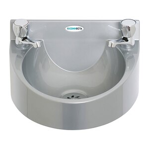 Connecta ABS Wash Hand Basin - with Dome Head Taps