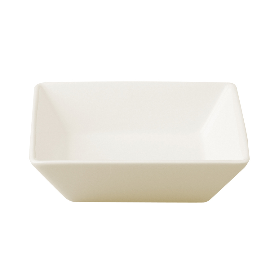 Rak Minimax Vitrified Porcelain White Square Bowl 7x3cm