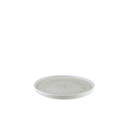 Bonna Lunar White Porcelain Hygge Round Flat Plate 22cm