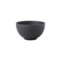 Villeroy & Boch Manufacture Black Porcelain Round Rice Bowl 14cm