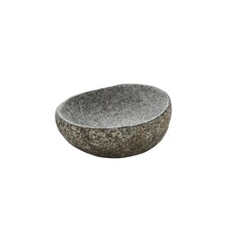 Playground Natural Stone Round Stone Dip Bowl 9x3.5cm