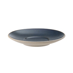 Utopia Ink Vitrified Porcelain Blue Round Cappuccino Saucer 14cm
