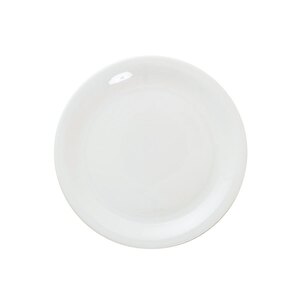 Great White Porcelain Round Narrow Rim Plate 22cm