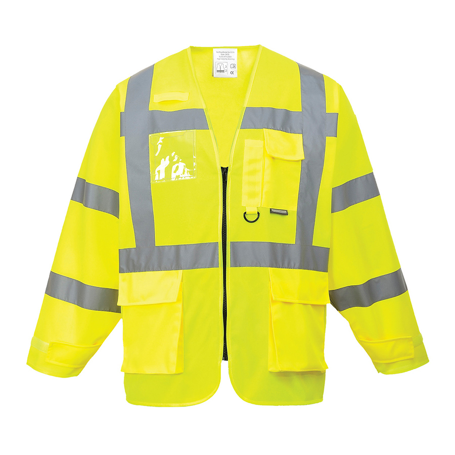 Portwest S475 Yellow Hi-Vis Executive Jacket