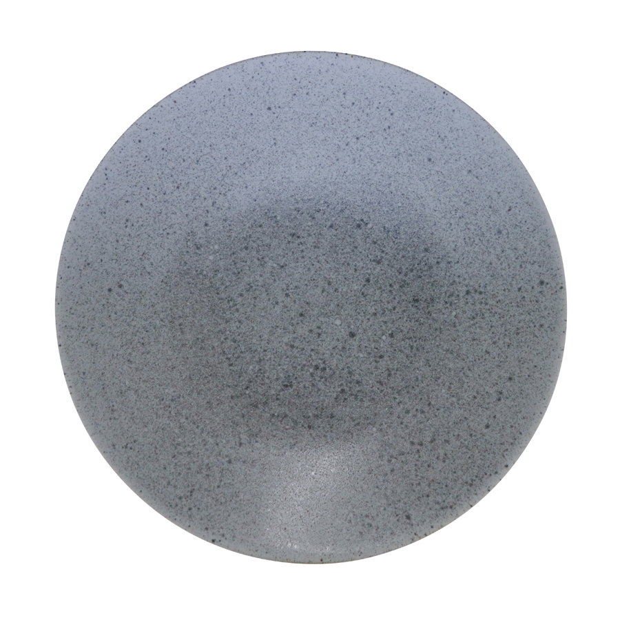 Artisan Kernow Vitrified Stoneware Grey Round Coupe Plate 16cm