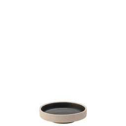 Utopia Omega Porcelain Black Round Dip Dish 9cm