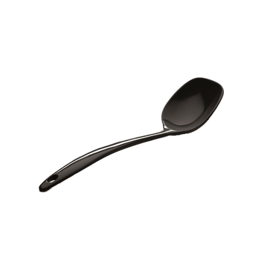 Elite Global Solutions Foundations Melamine Black Solid Spoon 30.5cm 12 Inch