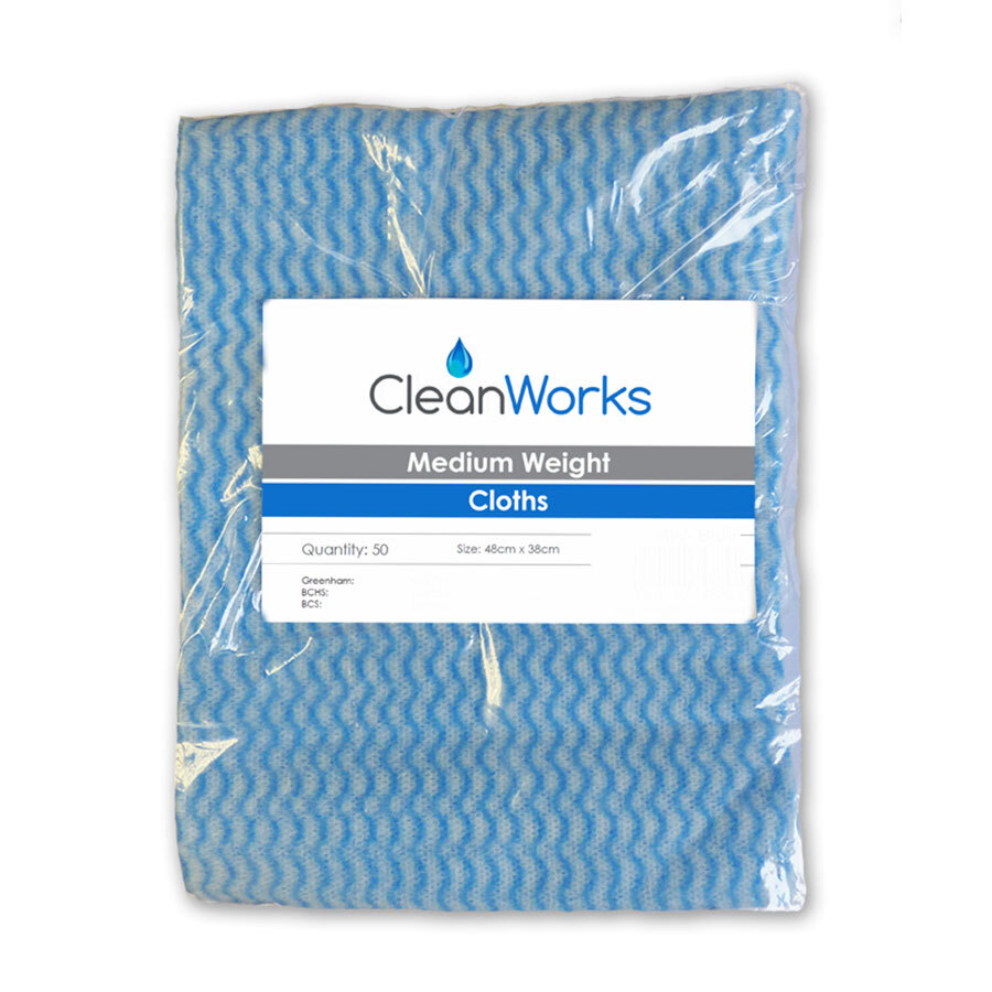 Cleanworks Medium Weight General Purpose Cloth Blue