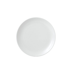 Churchill Vellum Vitrified Porcelain White Round Small Coupe Plate 16.5cm