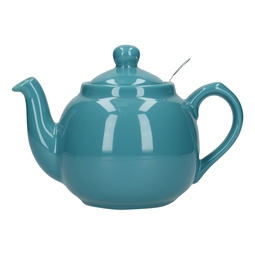 London Pottery Farmhouse Aqua Ceramic Teapot 600ml