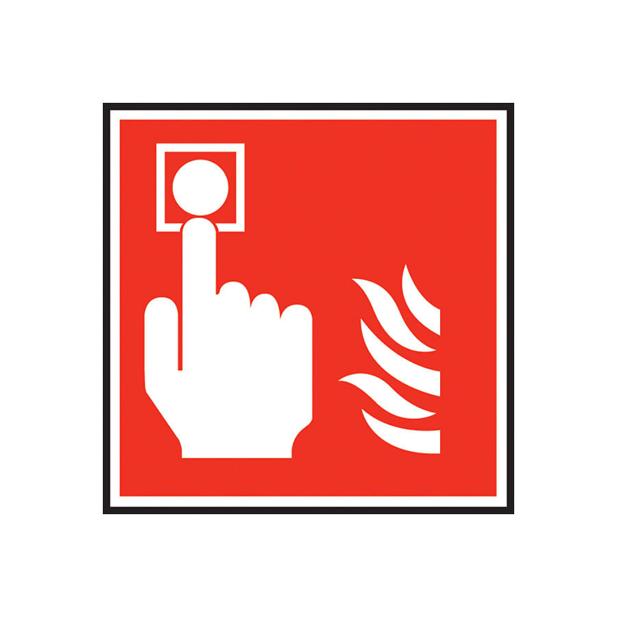 Mileta Safety Sign -  Fire Call Point Sign 100x100mm