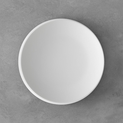 Villeroy & Boch NewMoon Vitrified Porcelain White Round Salad Plate 24cm